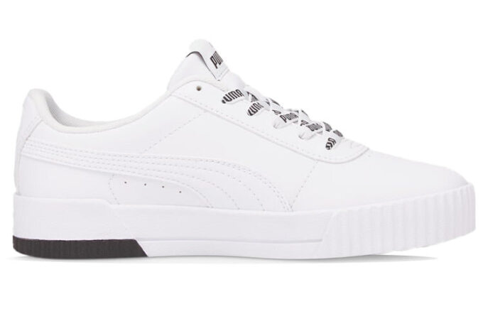 (WMNS) Carina Logomania Sneakers White/Black