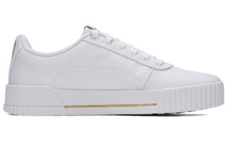 (WMNS) Carina Summer Cat Leisure Board Shoes White/Golden