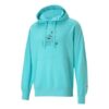 (WMNS) Casual Printing Hooded Casual Angel Blue