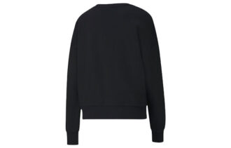 (WMNS) Casual Printing Round Neck Black