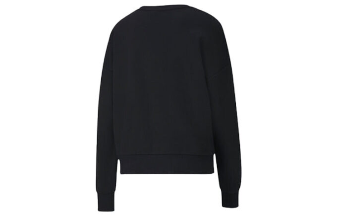 (WMNS) Casual Printing Round Neck Black