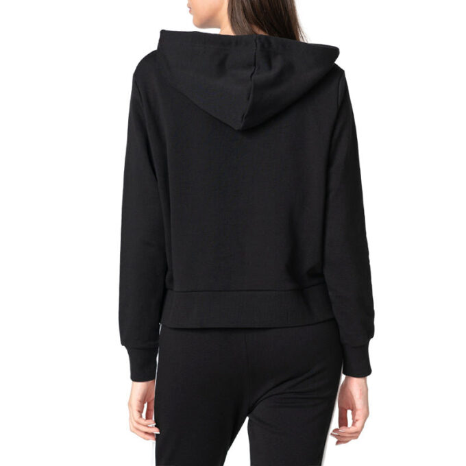 (WMNS) Casual Sports Black Hoodie
