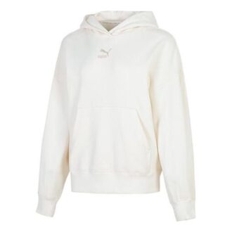 (WMNS) Classic Oversized Hoodie TR “White Grey”