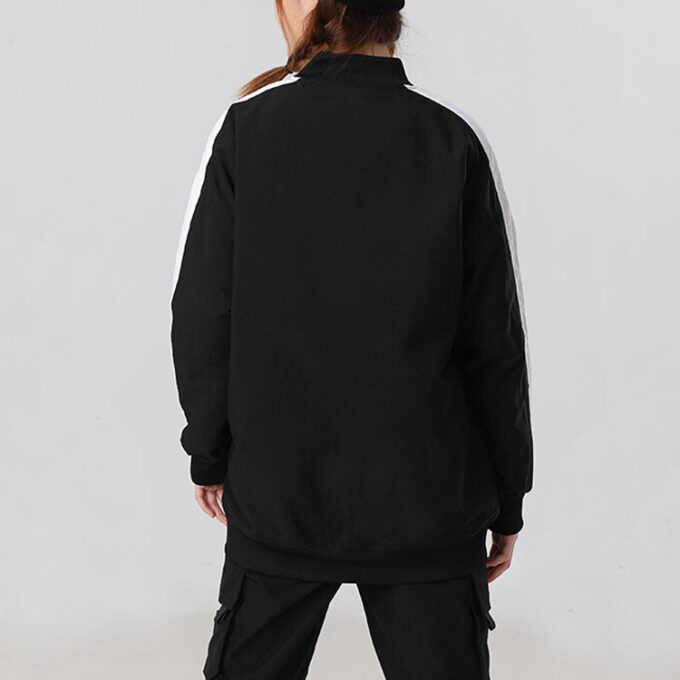 (WMNS) Classics Bomber Logo Printing Jacket Black