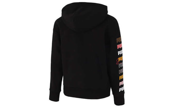 (WMNS) Classics Graphics Hoodie “Black”