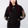 (WMNS) Classics Graphics Hoodie “Black”