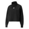 (WMNS) Classics Logo Embroidery Swea Black