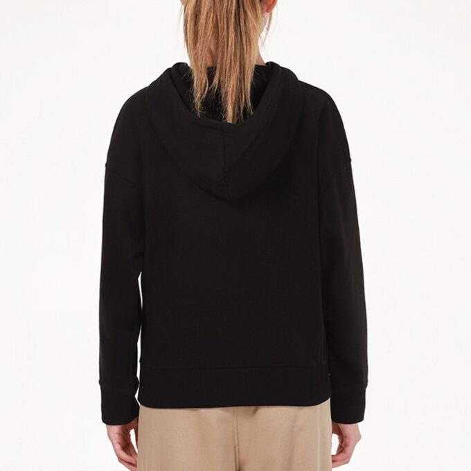 (WMNS) Classics Logo Hoodie “Black White”