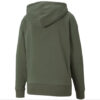 (WMNS) Classics Logo Hoodie “Olive Green White”