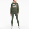 (WMNS) Classics Logo Hoodie “Olive Green White”