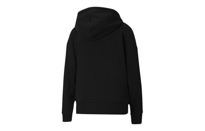 (WMNS) Classics Logo Printing Hoodie Black
