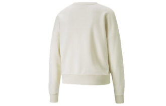 (WMNS) Classics Logo Printing Round-Neck Swea Ivory