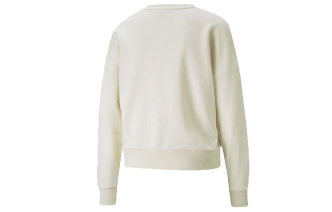 (WMNS) Classics Logo Printing Round-Neck Swea Ivory