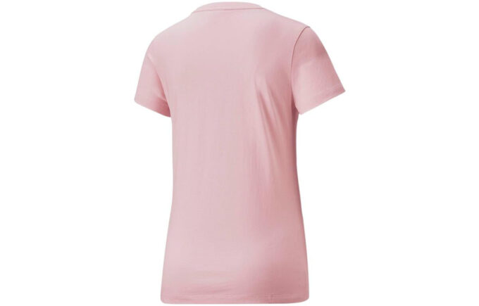 (WMNS) Classics Logo Tee Big Logo Printing Sports Short Sleeve Pink