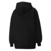 (WMNS) Classics Oversized Logo Printing Hoodie Black