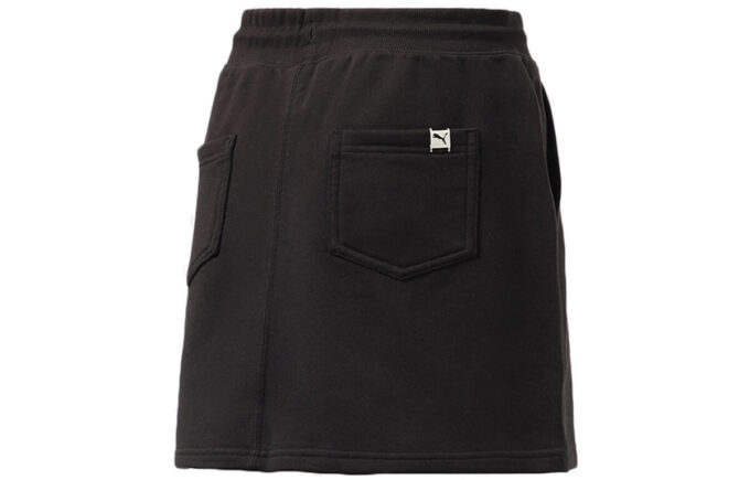 (WMNS) Classics T7 Skirt Athleisure Casual Sports Drawstring Black