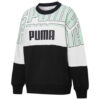 (WMNS) Colourblock Aop Sweatshirt “Black Green White”