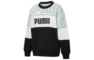 (WMNS) Colourblock Aop Sweatshirt “Black Green White”