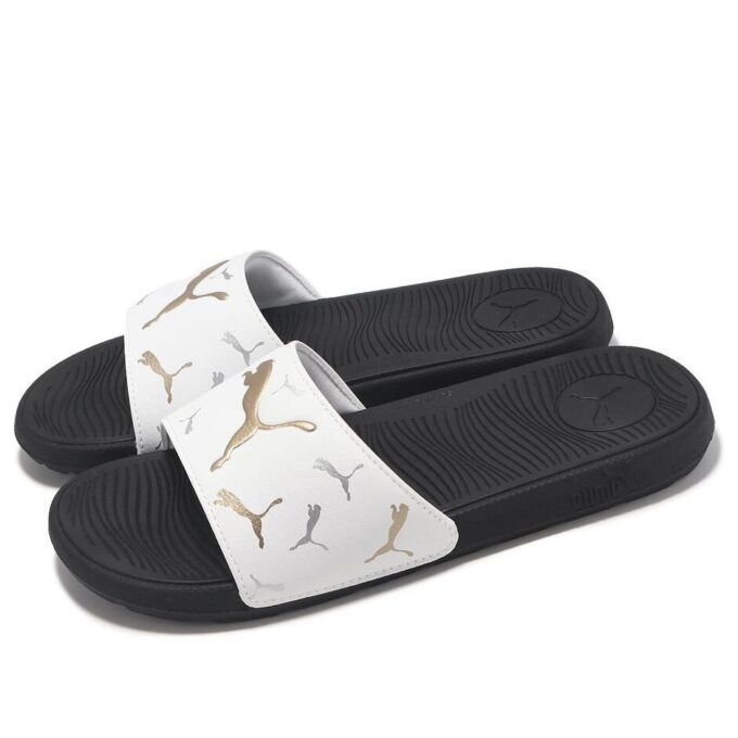 (WMNS) Cool Cat 2.0 Slides “Toss White Team Gold”