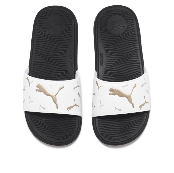(WMNS) Cool Cat 2.0 Slides “Toss White Team Gold”