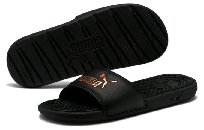 (WMNS) Cool Cat Slide “Black Rose Gold”