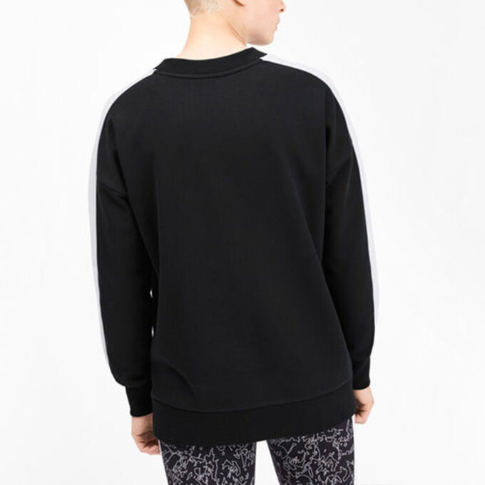 (WMNS) Crew Neck Jumper Sweater “Black White”