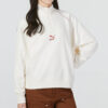 (WMNS) Das Cc Graphic Half-Zip Crew “White”