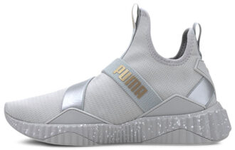 (WMNS) Defy Mid Metal “High Rise Silver”