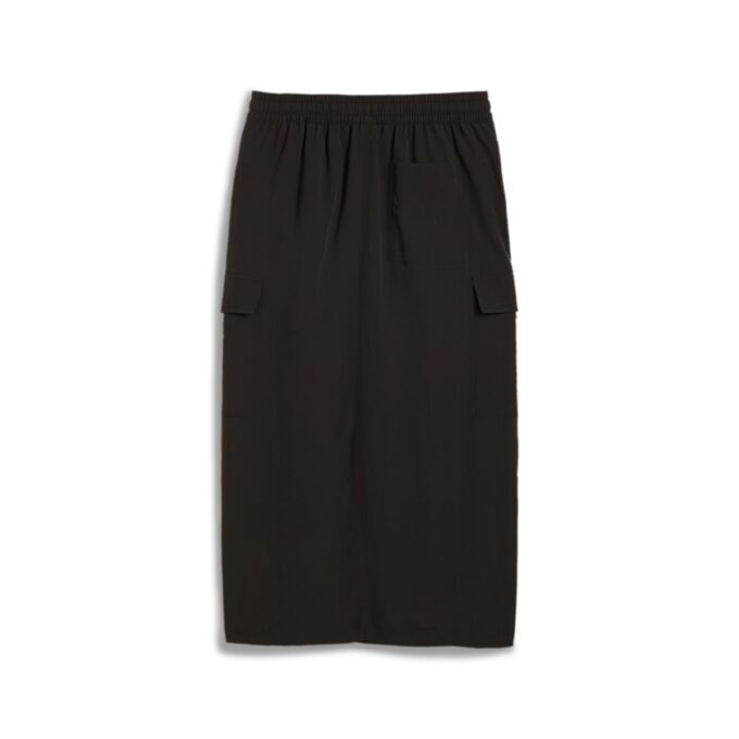 (WMNS) DOWNTOWN Cargo Midi Skirt “Black”