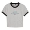 (WMNS) DOWNTOWN Graphic Baby T-shirt “Grey”