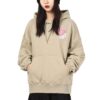 (WMNS) Downtown Graphic Hoodie Breathable Letter Printing Long Sleeve Khaki