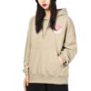 (WMNS) Downtown Graphic Hoodie Breathable Letter Printing Long Sleeve Khaki