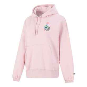 (WMNS) Downtown Graphic Hoodie Sweatshirt Pink