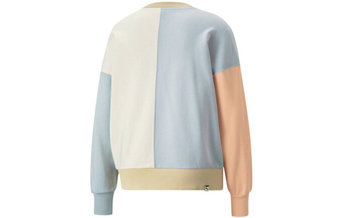 (WMNS) Downtown Oversized Crew Round-neck Swea White