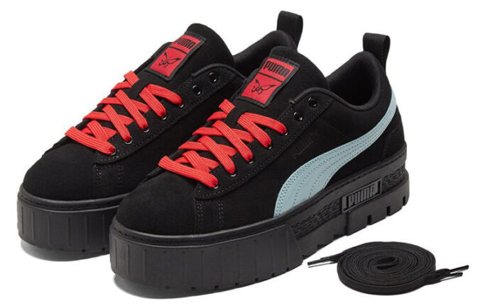 (WMNS) Dua Lipa x Mayze Suede “Black Blue Glow”