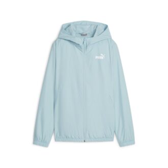 (WMNS) Essential Solid Windbreaker Jacket “Light Blue”