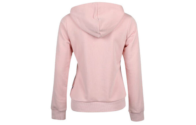 (WMNS) Essentials Logo Hoodie “Pink White”