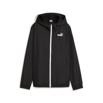 (WMNS) Essentials Solid Windbreaker Jacket “Black”