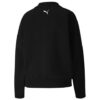 (WMNS) Evide Logo Printing Round-neck Sweatshirt Black