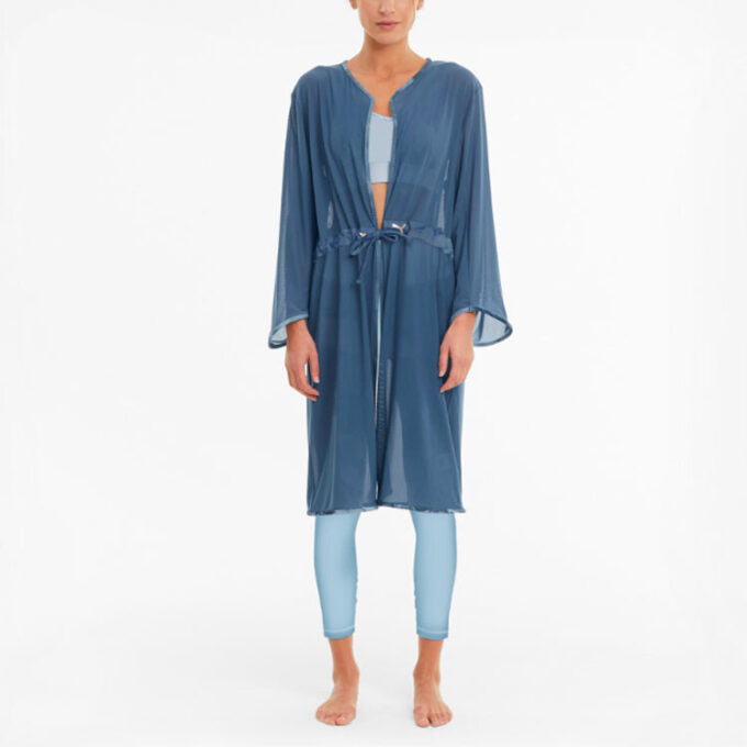 (WMNS) Exhale Power Mesh Gown “Ensign Blue”