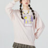 (WMNS) FF Bubble Sleeve Crew Neck Sweatshirt “Pink”