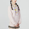 (WMNS) FF Bubble Sleeve Crew Neck Sweatshirt “Pink”