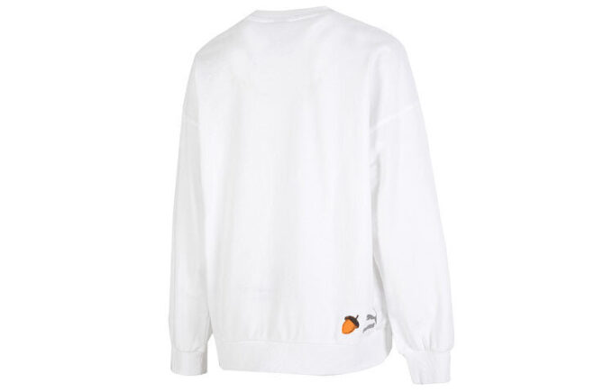 (WMNS) FF Bubble Sleeve Crew Neck Sweatshirt “White”
