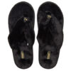 (WMNS) Fluff Flip Slide “Black Team Gold”