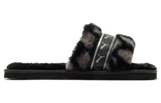 (WMNS) Fluff Remix Animal BX “Black Grey”