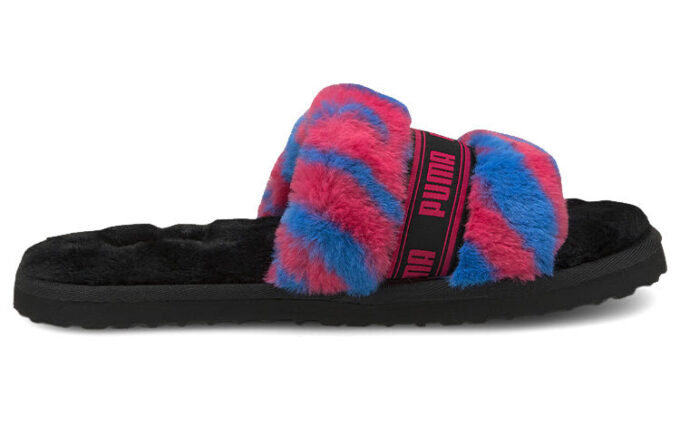 (WMNS) Fluff Slide “Wild – Beetroot Purple”