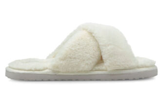 (WMNS) Fluff X Strap Slide “Whisper White”