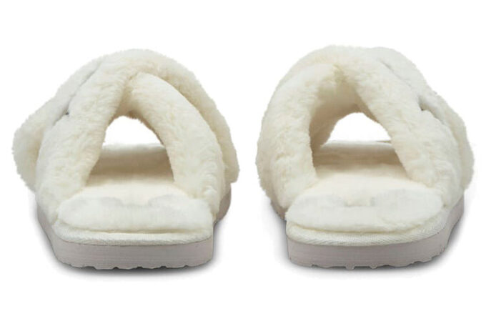 (WMNS) Fluff X Strap Slide “Whisper White”