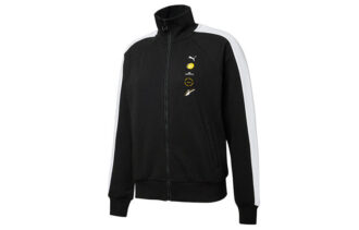 (WMNS) Formstripe Knitting Stand Collar Jacket Black