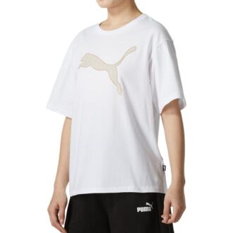 (WMNS) Graphic Sport T-Shirt “White Beige”